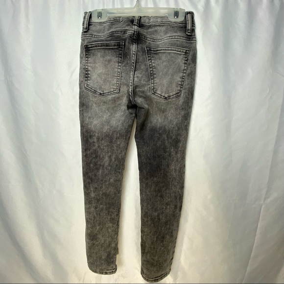 Gap Denim Jeans Boys Medium Size 8 Grey Wash Stretch Skinny Slim Fit Regular - Picture 8 of 12